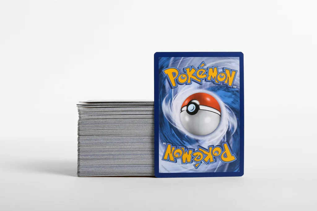 Card collection in binder — visual atmosphere